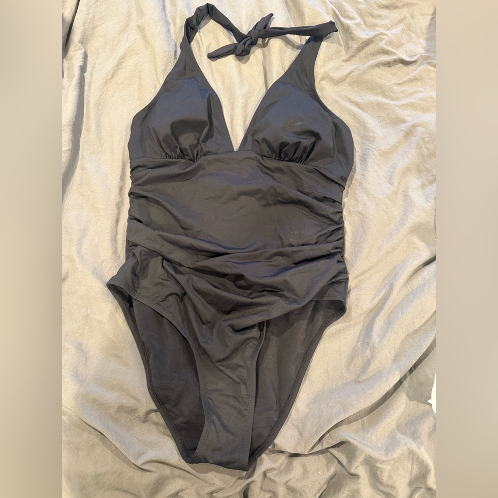 Black slim and sculpt One-Piece Swimsuit